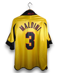 1999-00 AC Milan Fourth Shirt Maldini