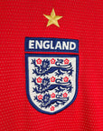 2004-06 England Away Shirt Beckham LS