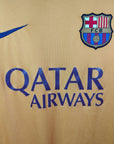 2015-16 FC Barcelona Away Shirt Messi