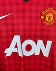 2012-13 Manchester United Home Shirt Evra LS