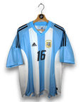 Maillot domicile Argentine 2002-04 Aimar