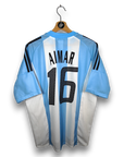 Maillot domicile Argentine 2002-04 Aimar