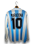 1994 Argentina Home Shirt Maradona LS
