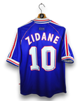 1998-00 France Home Shirt Zidane