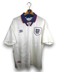 1993-95 England Home Shirt Gascoigne
