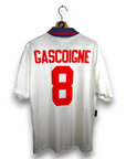 1993-95 England Home Shirt Gascoigne