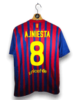 2011-12 FC Barcelona Home Shirt Iniesta
