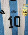 2022-23 Argentina Home Shirt Player Version Messi