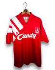 1991-92 Liverpool Home Shirt - 7.5/10 - (42-44 L)