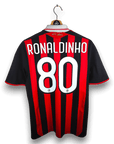 2009-10 AC Milan Home Shirt Ronaldinho