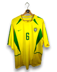 2002-04 Brazil Home Shirt Roberto Carlos