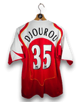 2004-05 Arsenal Home Shirt Djourou