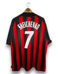 2002-03 AC Milan Home Shirt Shevchenko