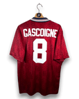1993-95 England Away Shirt Gascoigne