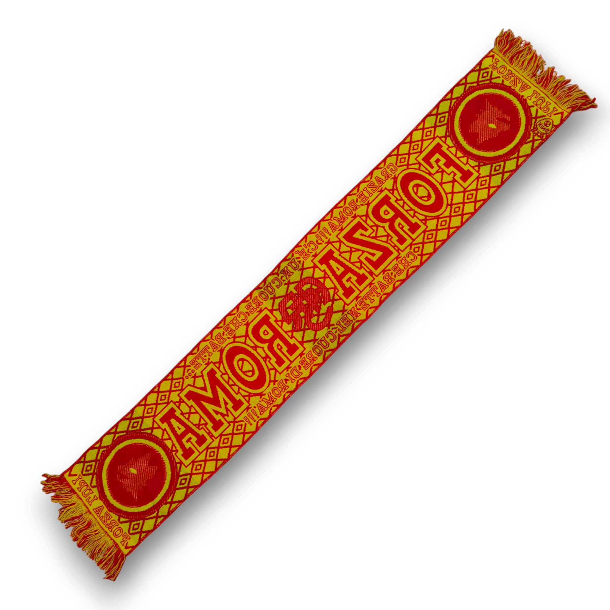 FORZA ROMA サッカーマフラー as-roma-forza-roma-scarf-