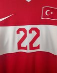 AUCTION 2008 - 09 Turkey Home Shirt Hamit Altintop 22 - 9.5/10 - (M) - Eternal Pitch