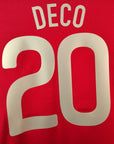 AUCTION 2008 - 10 Portugal Home Shirt Deco 20 - 8.5/10 - (M) - Eternal Pitch