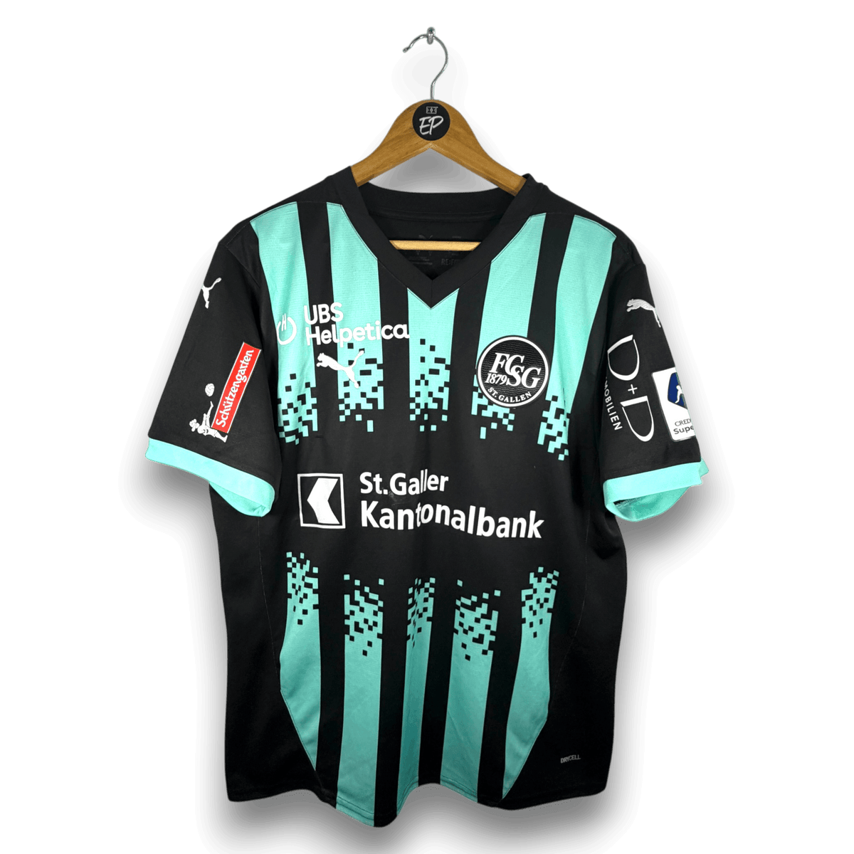 2024-25 St-Gallen Away Shirt Match Issue Stevanovic 