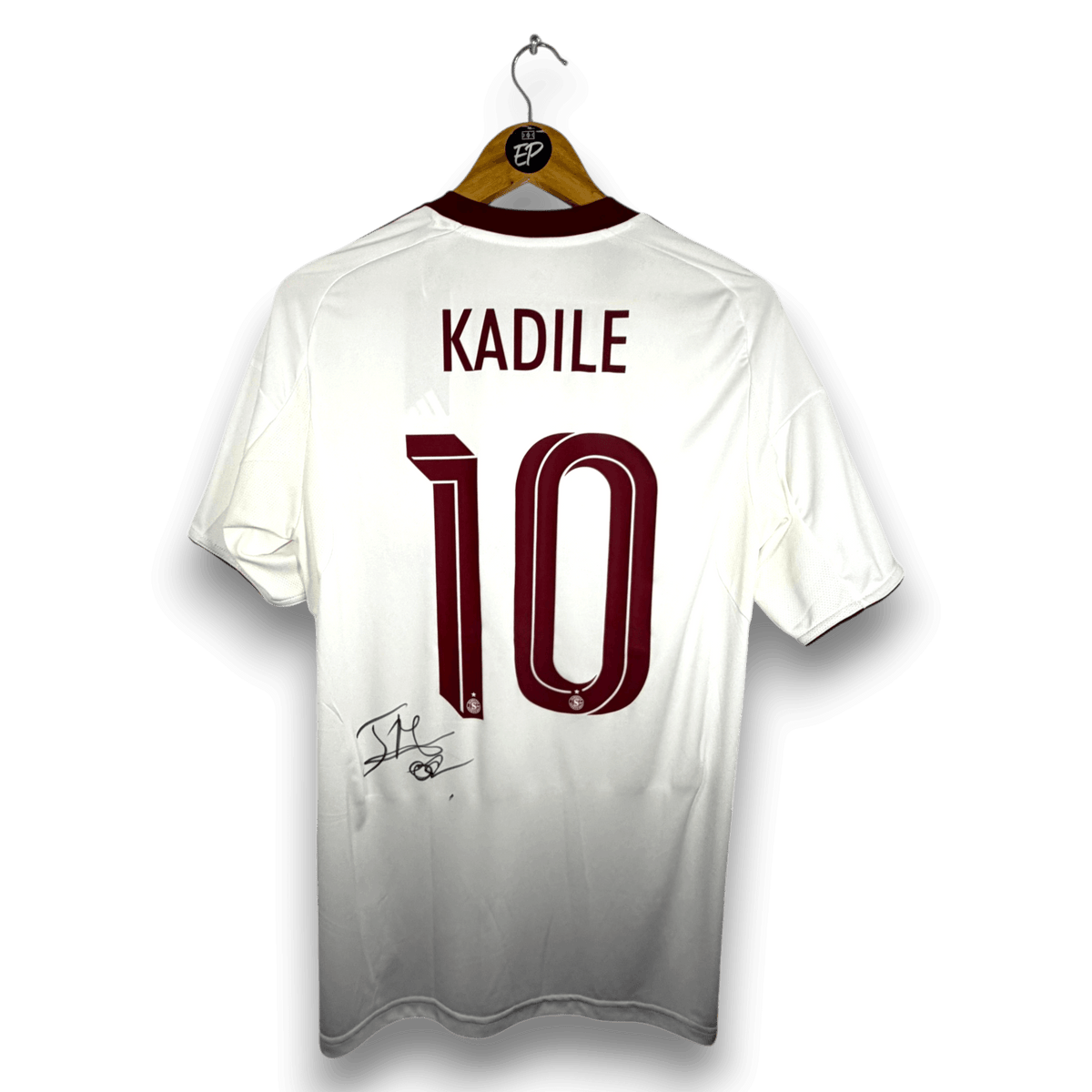 2025-26 Servette Away Shirt SIGNED Kadile 