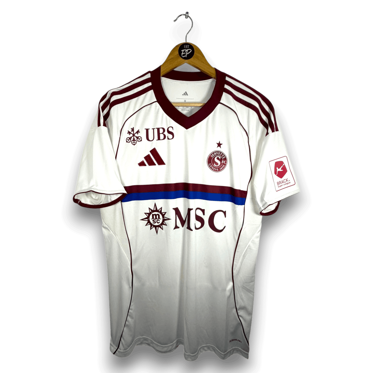 2025-26 Servette Away Shirt SIGNED Kadile 