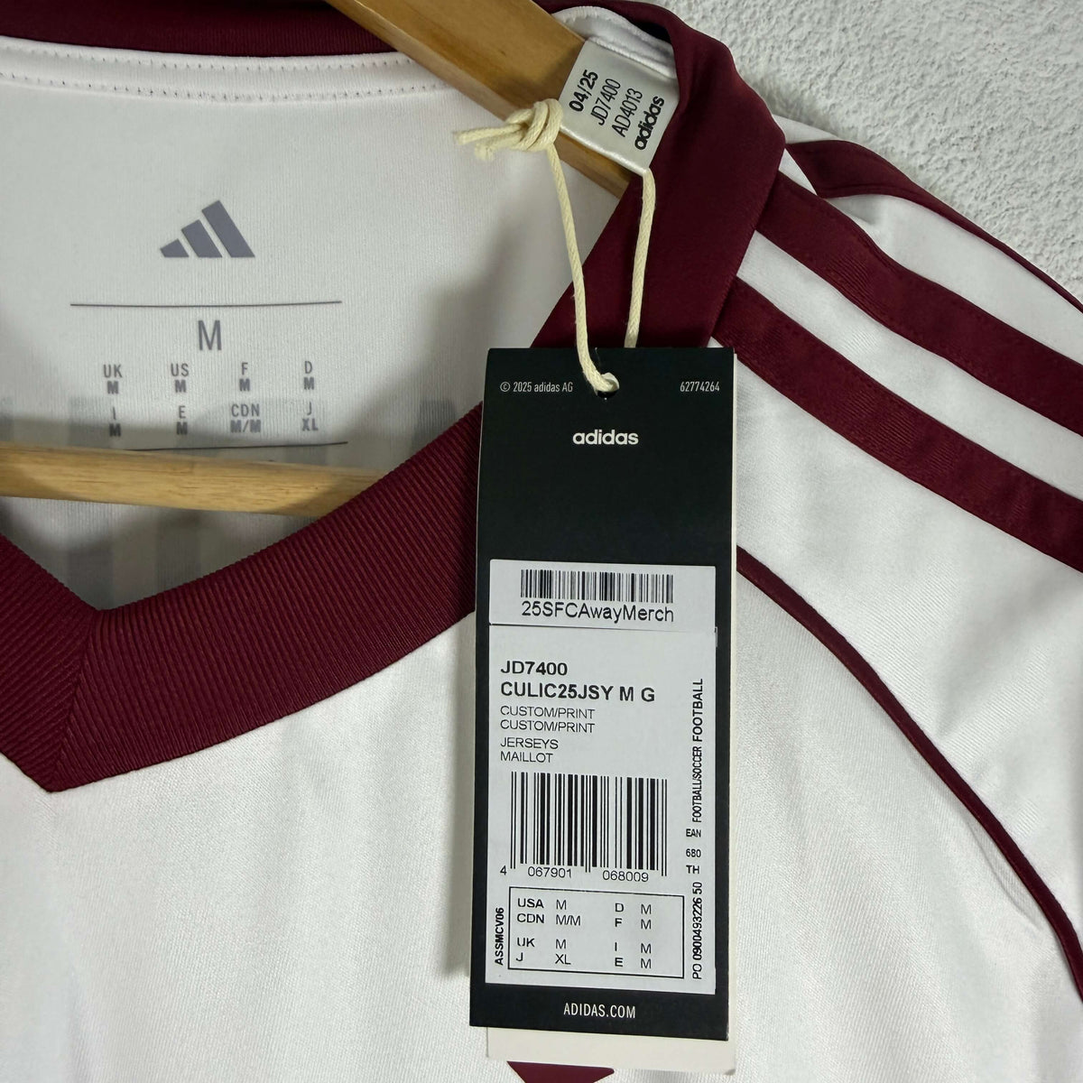 2025-26 Servette Away Shirt SIGNED Kadile 