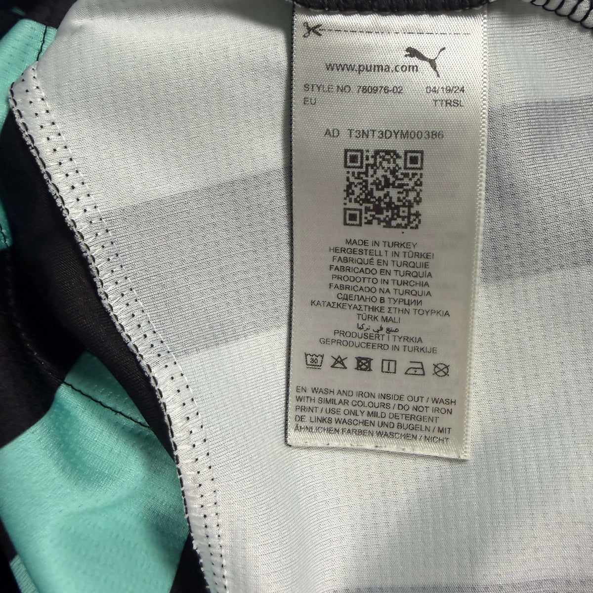2024-25 St-Gallen Away Shirt Match Issue Vandermersch 