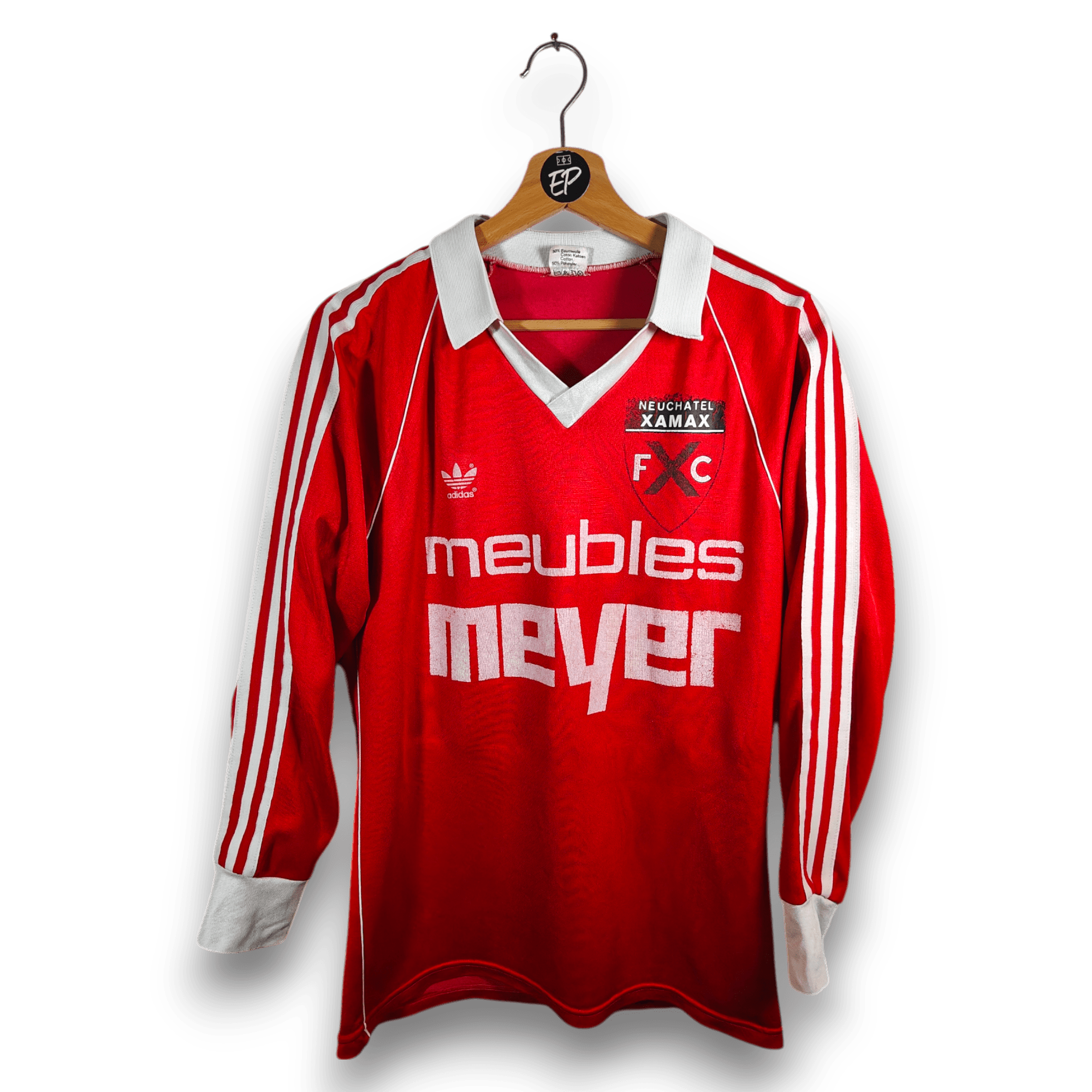 1980 - 82 Neuchatel Xamax Home Shirt LS - 7.5/10 - (M) - Eternal Pitch