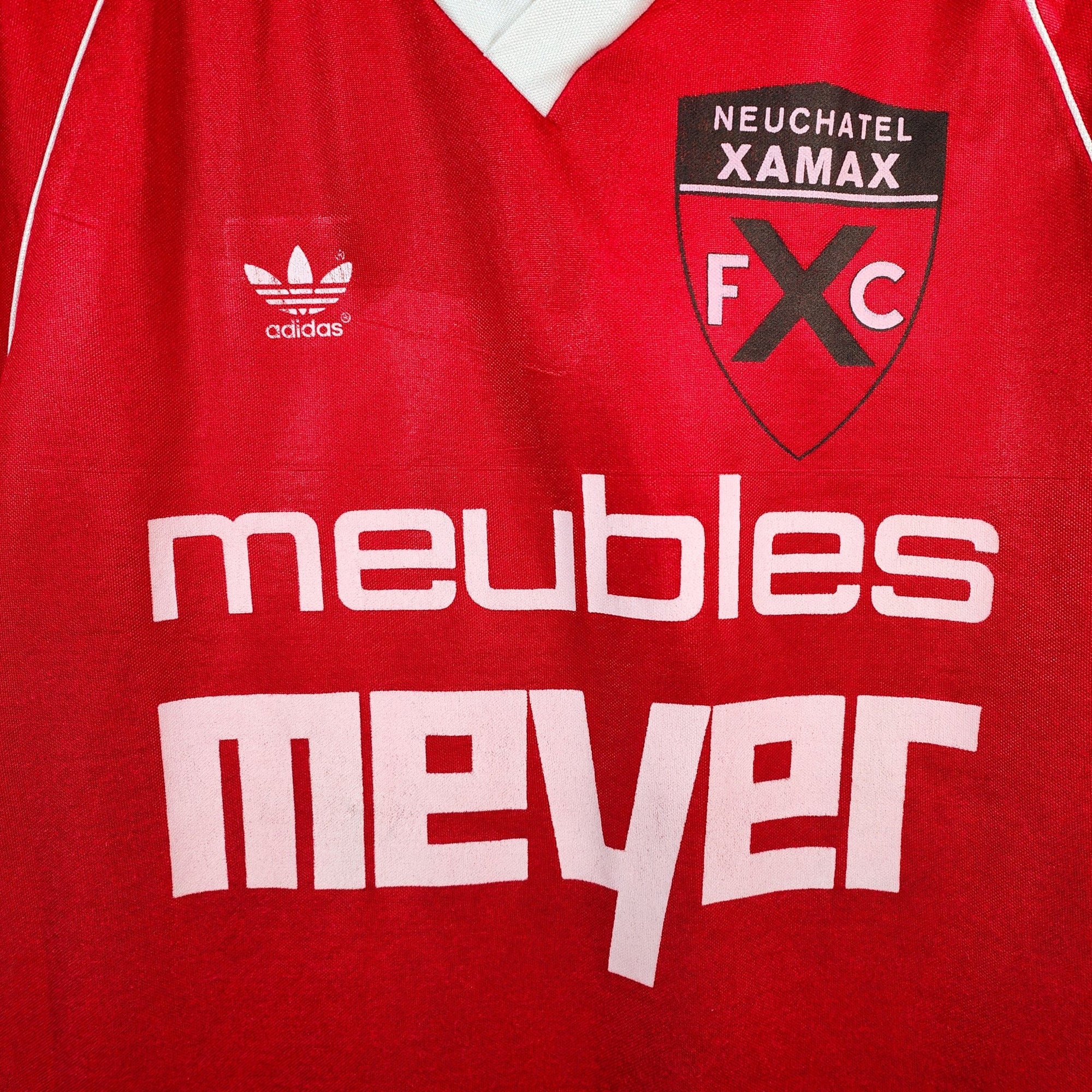 1980 - 82 Neuchatel Xamax Home Shirt MATCH WORN 12 - 9/10 - (M) - Eternal Pitch