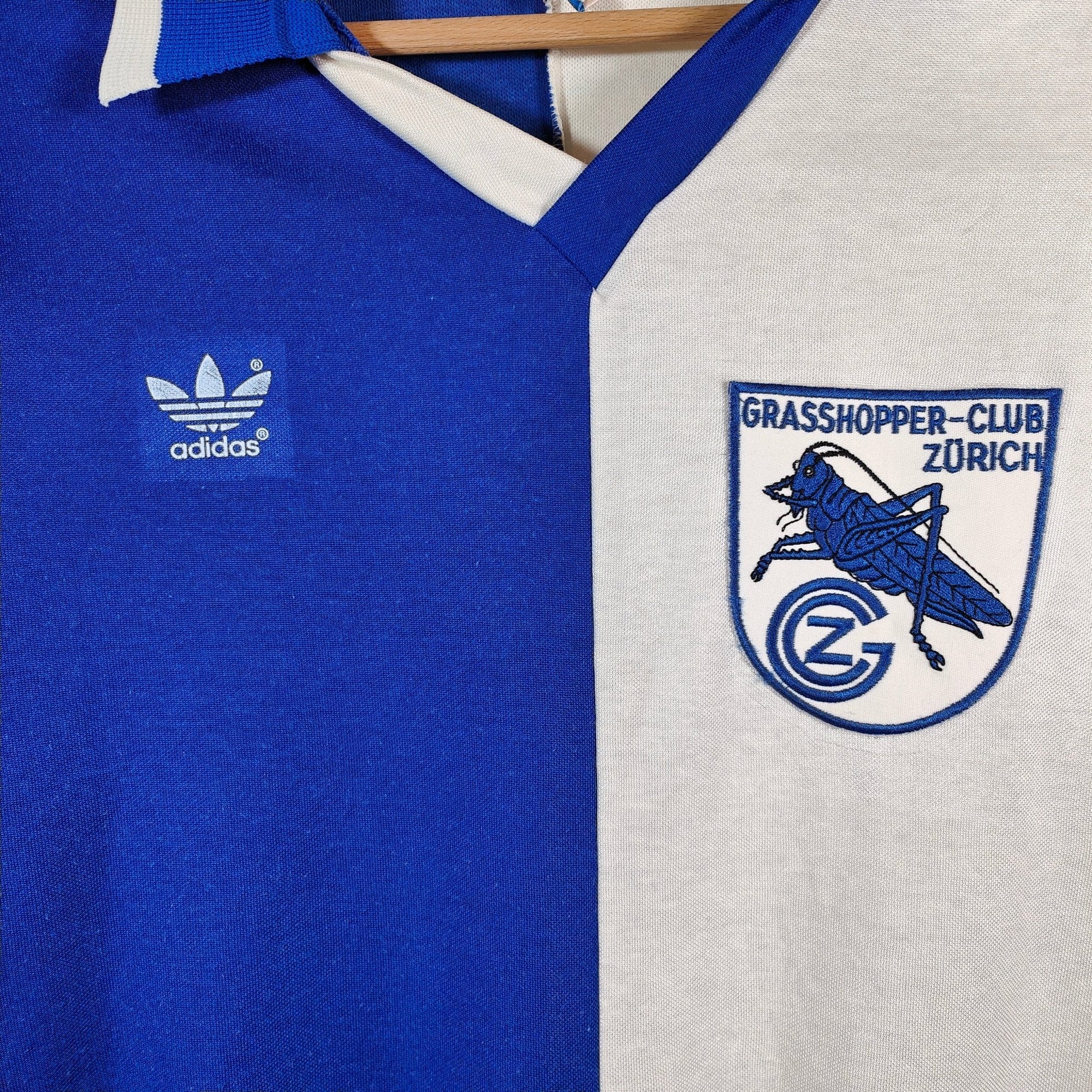 1980 - 85 Grasshopper Zurich Home Shirt - 9/10 - (L) - Eternal Pitch