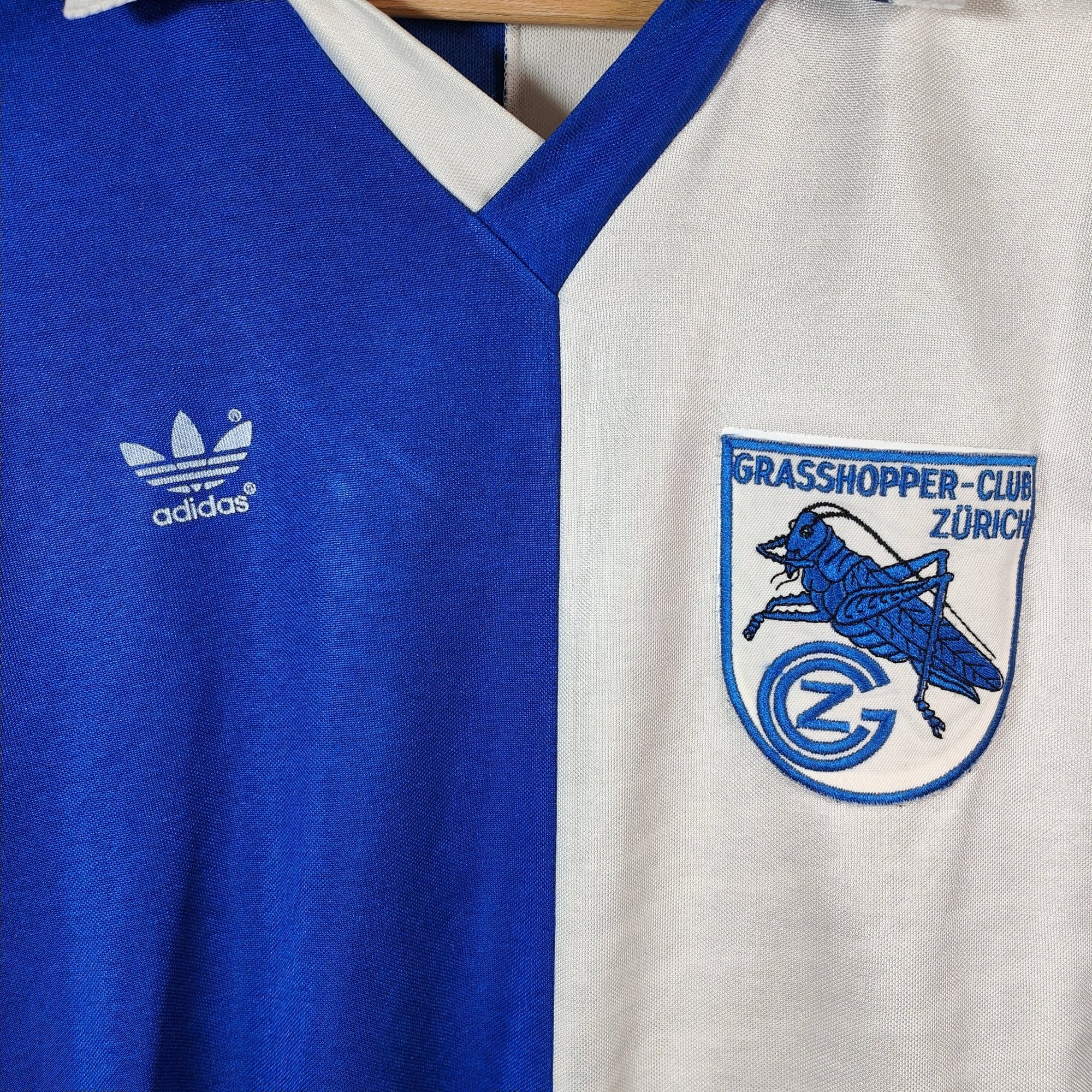 1980 - 85 Grasshopper Zurich Home Shirt - 9/10 - (M) - Eternal Pitch