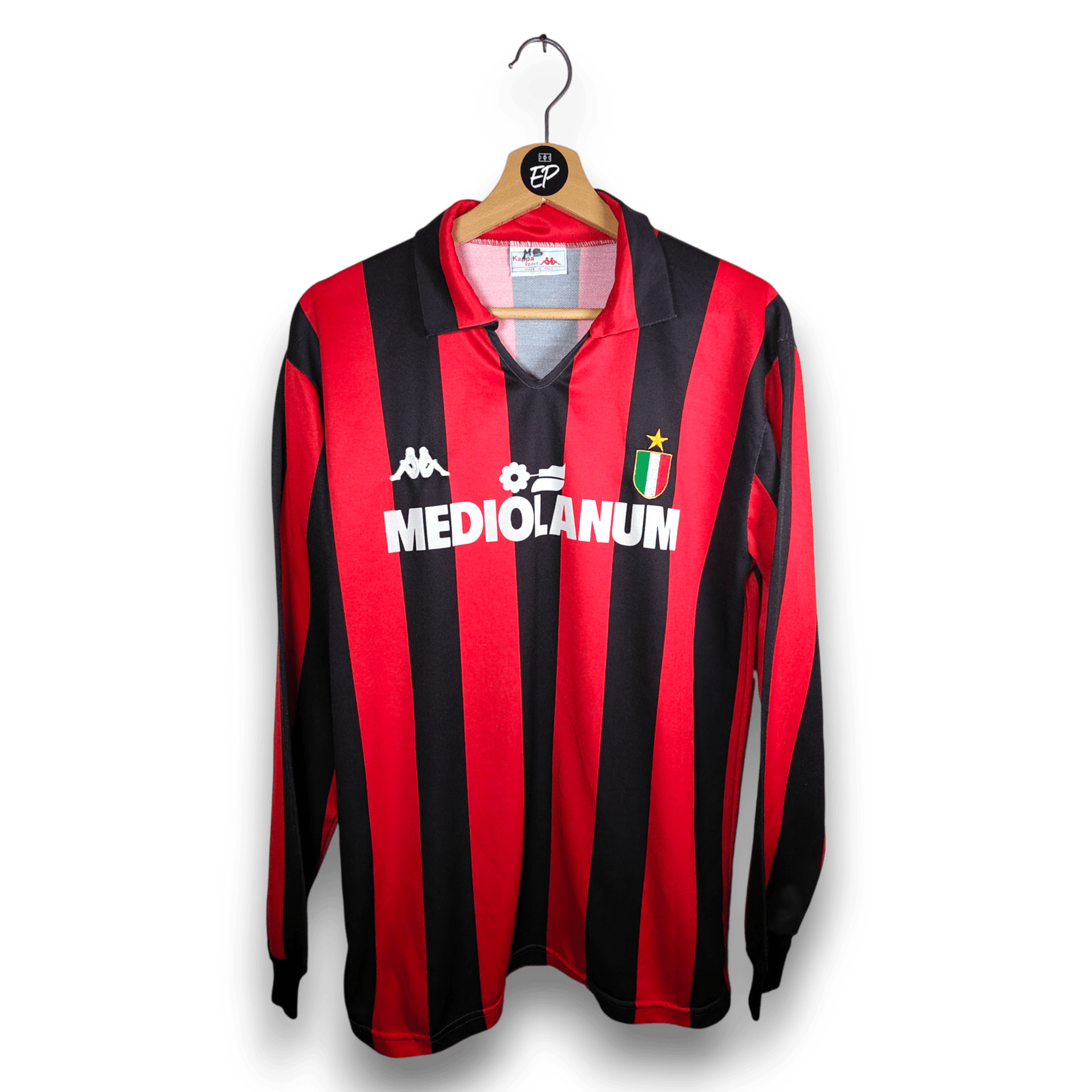 1988 - 89 AC Milan Home Shirt (van Basten) LS 9 - 8.5/10 - (L) - Eternal Pitch