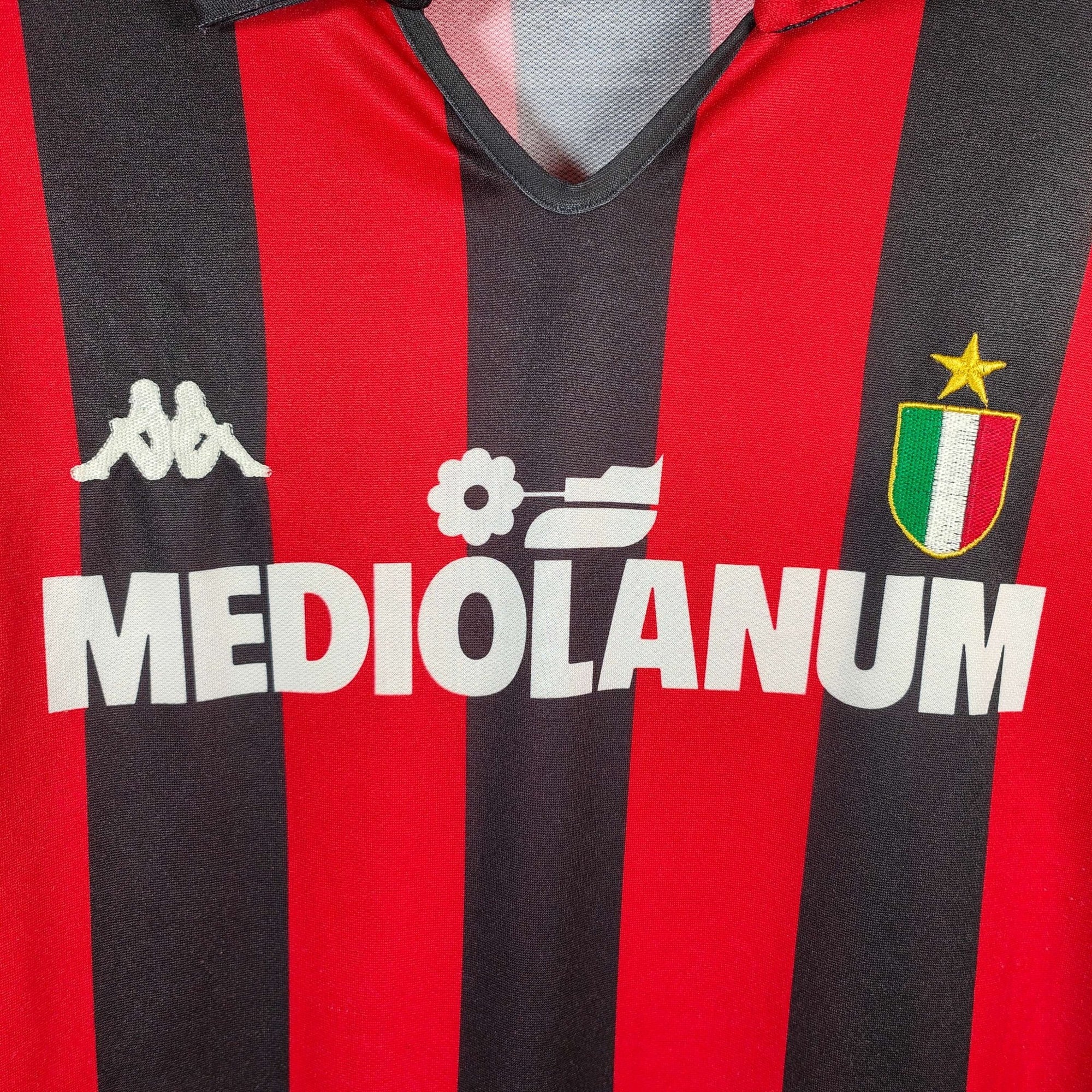 1988 - 89 AC Milan Home Shirt (van Basten) LS 9 - 8.5/10 - (L) - Eternal Pitch