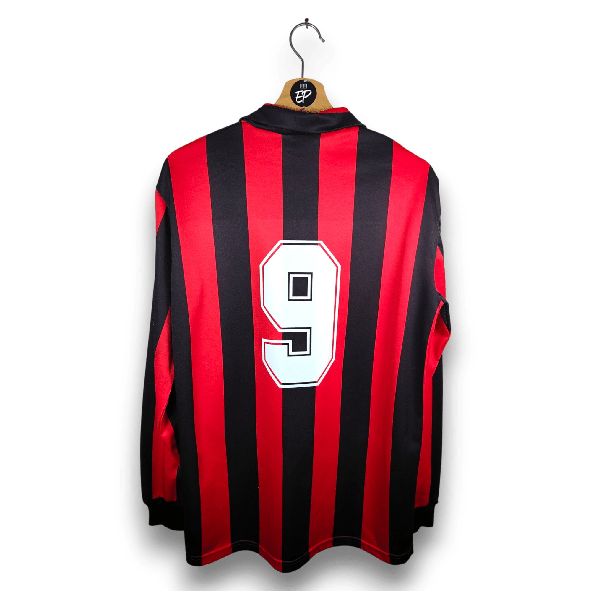 1988 - 89 AC Milan Home Shirt (van Basten) LS 9 - 8.5/10 - (L) - Eternal Pitch