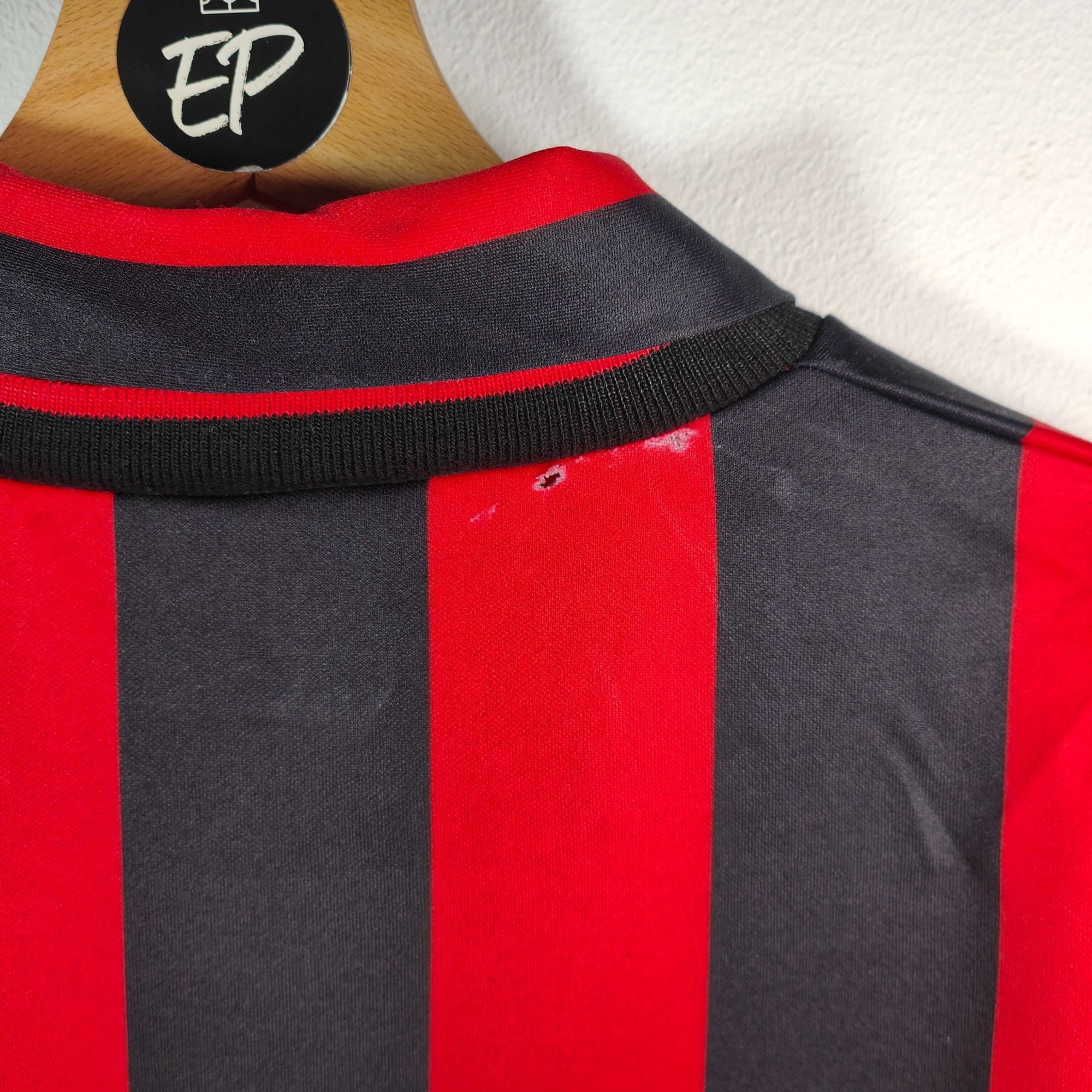 1990 - 91 AC Milan Home Shirt (Gullit) LS 10 - 7/10 - (XL) - Eternal Pitch