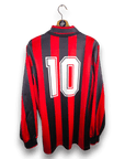 1990 - 91 AC Milan Home Shirt (Gullit) LS 10 - 7/10 - (XL) - Eternal Pitch