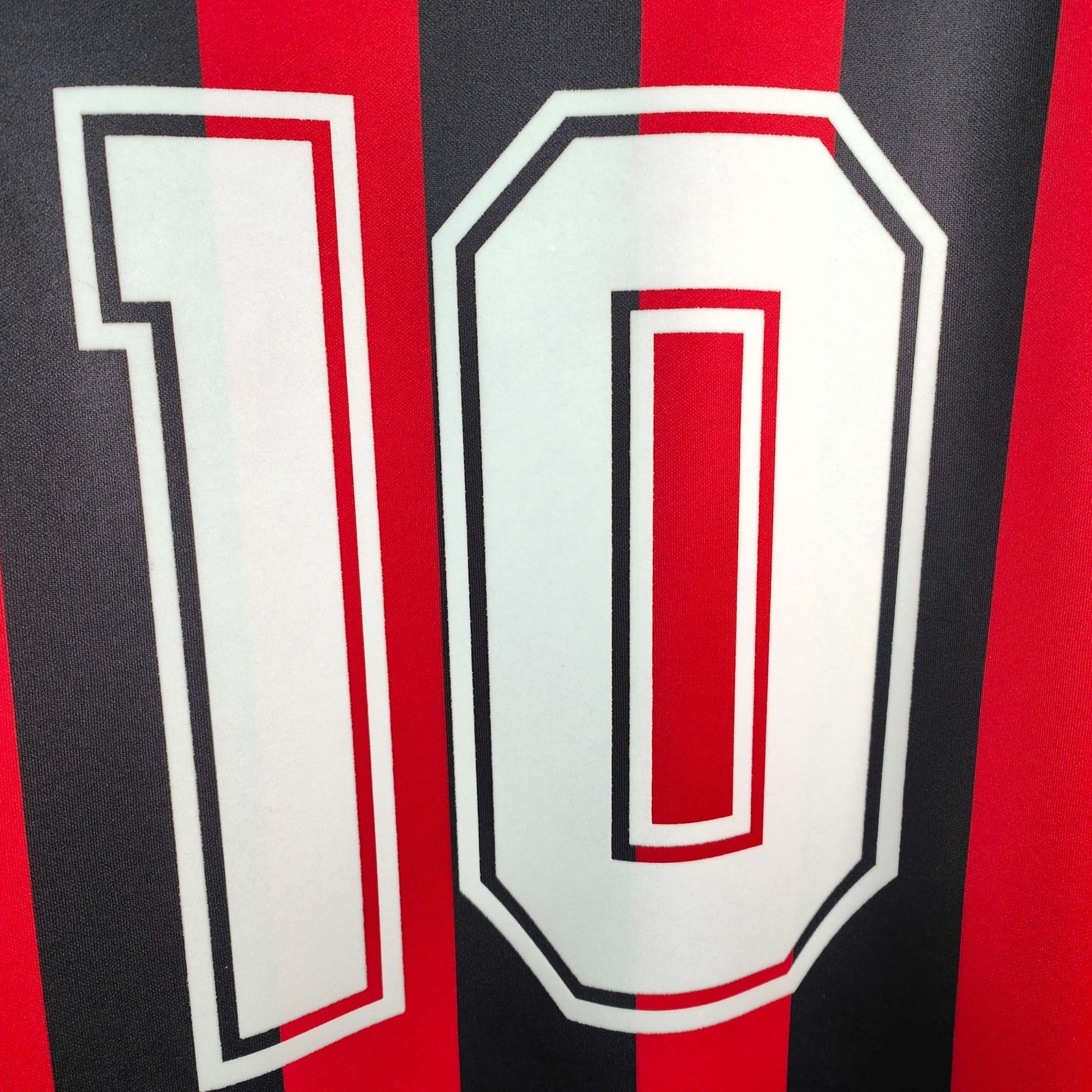 1990 - 91 AC Milan Home Shirt (Gullit) LS 10 - 7/10 - (XL) - Eternal Pitch