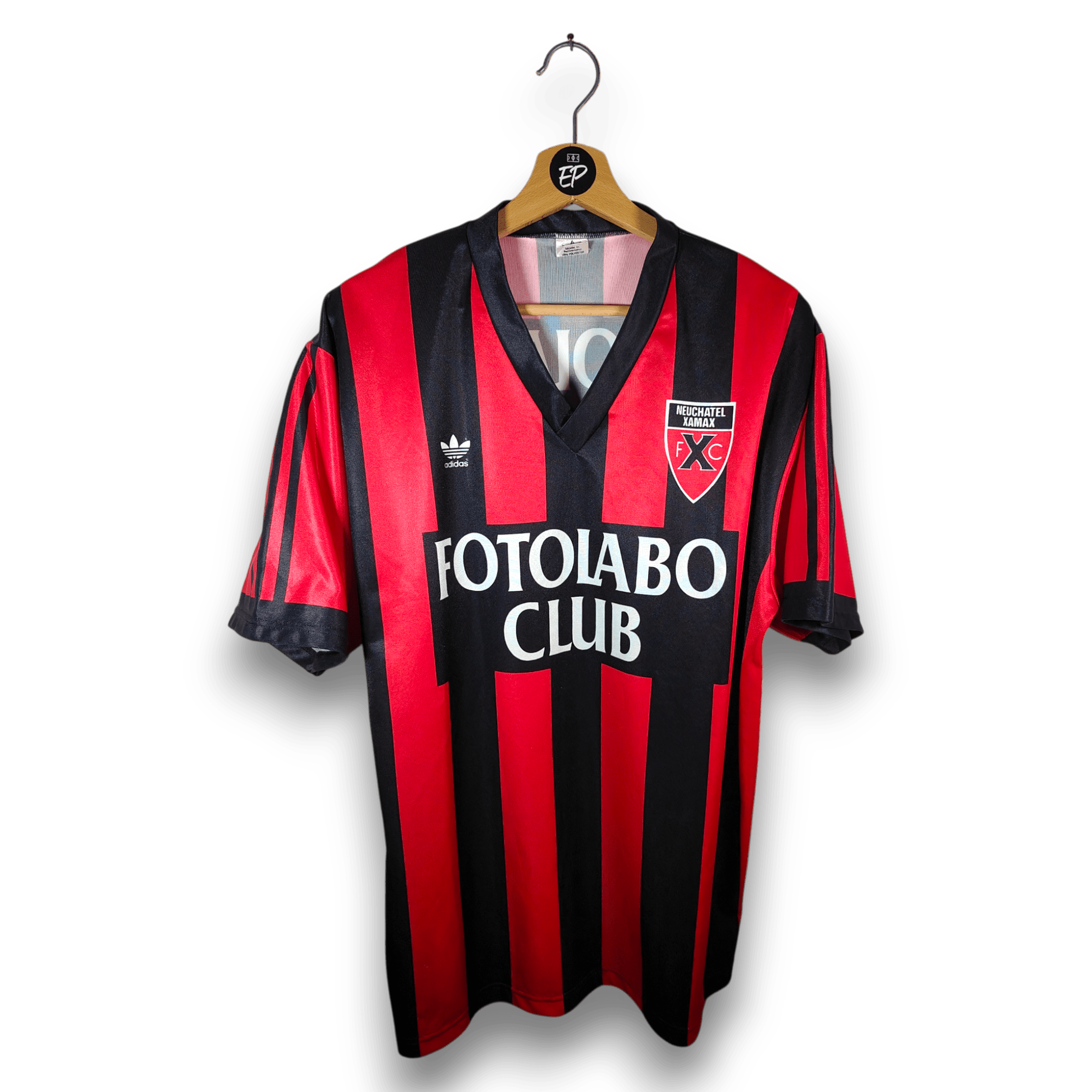 1992 - 93 Neuchatel Xamax Match Issue Home Shirt 2 - 9/10 - (XL) - Eternal Pitch