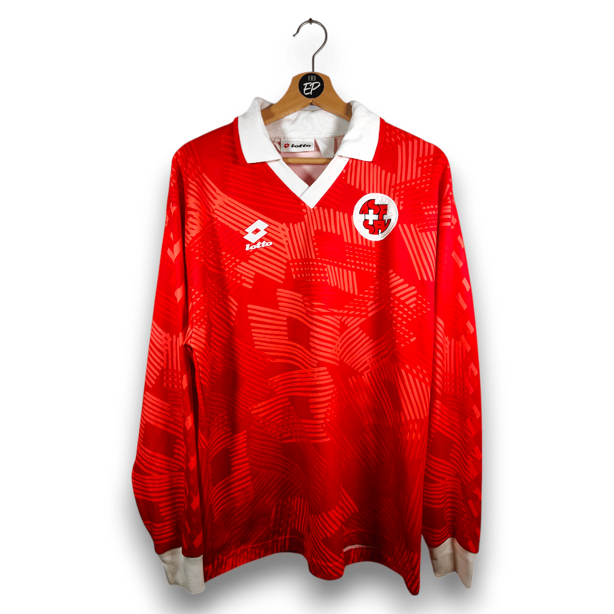 1992 - 93 Switzerland Home Shirt LS 8 - 9/10 - (XL) - Eternal Pitch