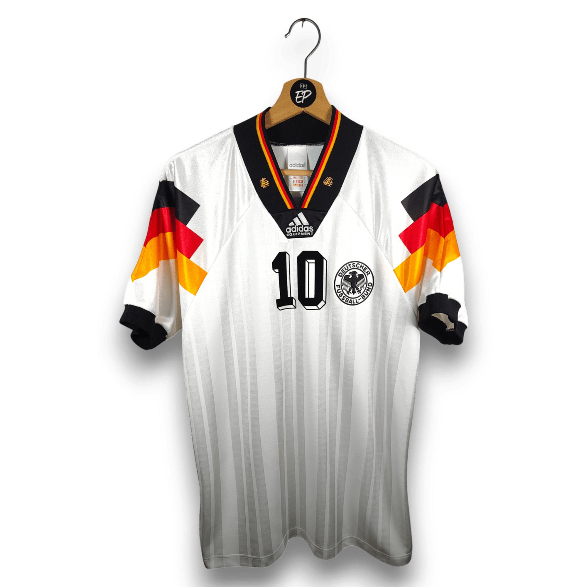 1992 - 94 Germany Home Shirt Matthäus 10 - 9/10 - (M) - Eternal Pitch