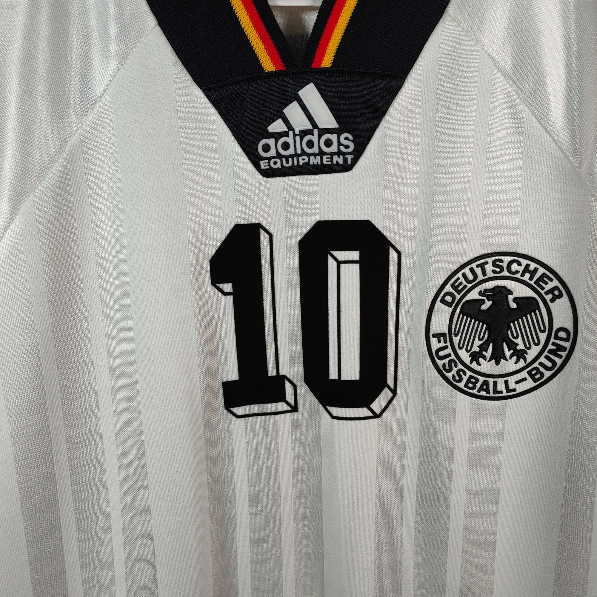 1992 - 94 Germany Home Shirt Matthäus 10 - 9/10 - (M) - Eternal Pitch