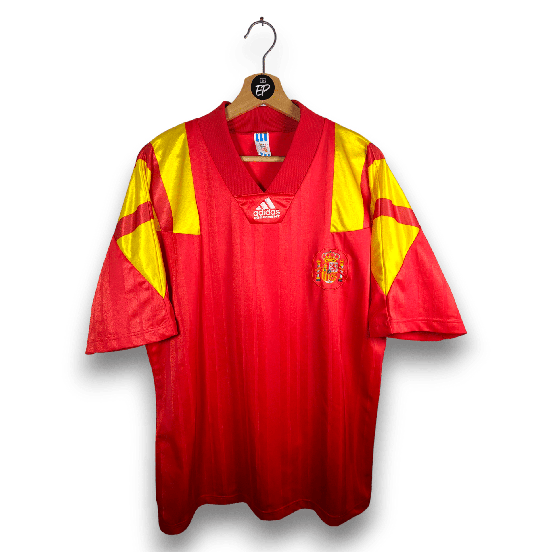 ウェア Spain 1992 93 94 1992 94 Spain Home Football Shirt M Adidas – Football Finery