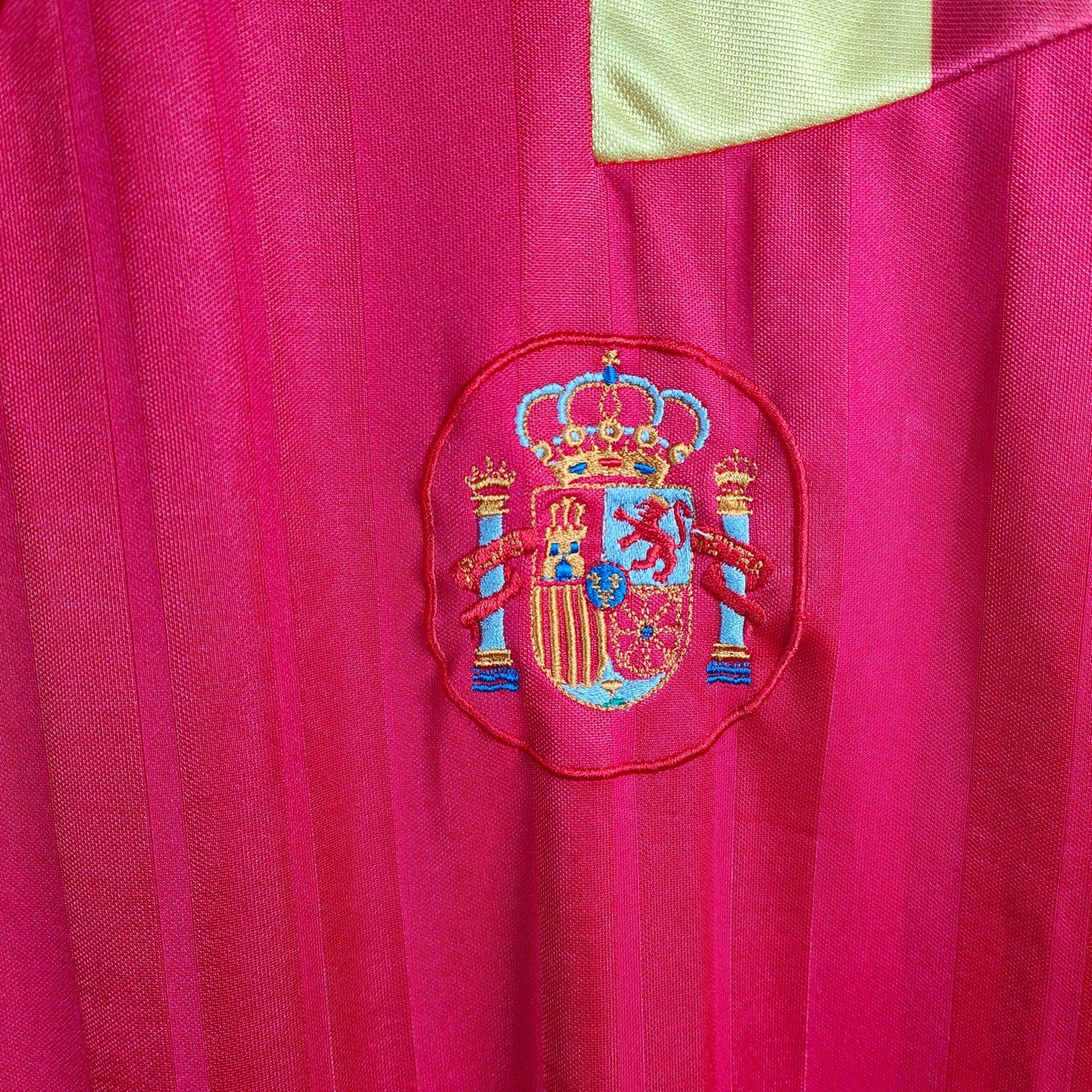 1992 - 94 Spain Home Shirt - 9.5/10 - (L) - Eternal Pitch