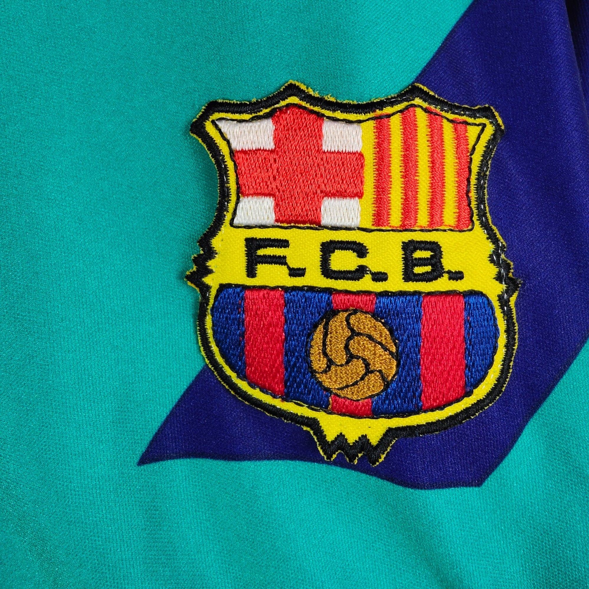 1992 - 95 FC Barcelona Away Shirt - 8/10 - (XL) - Eternal Pitch