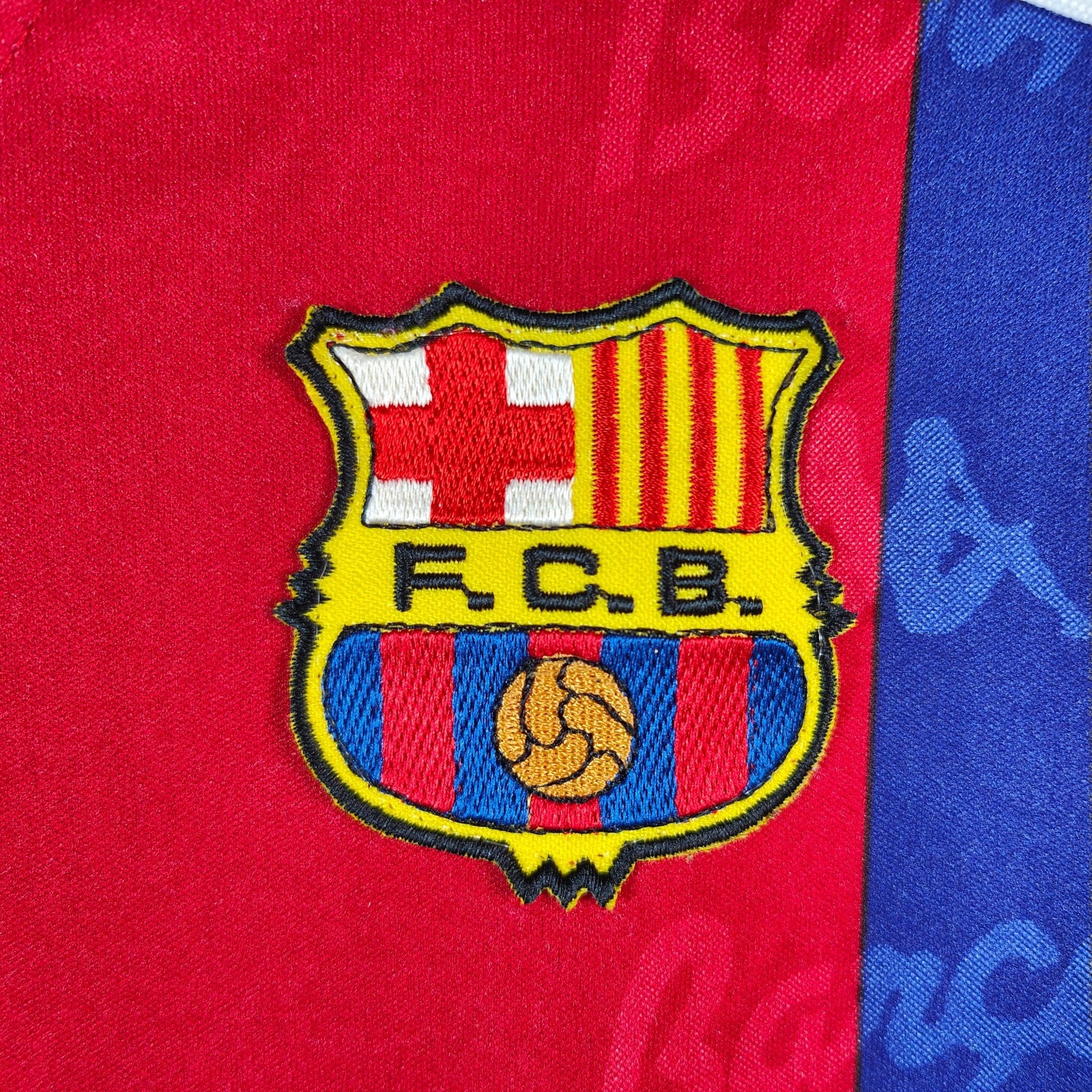 1992 - 95 FC Barcelona Home LS Shirt - 8.5/10 - (M) - Eternal Pitch