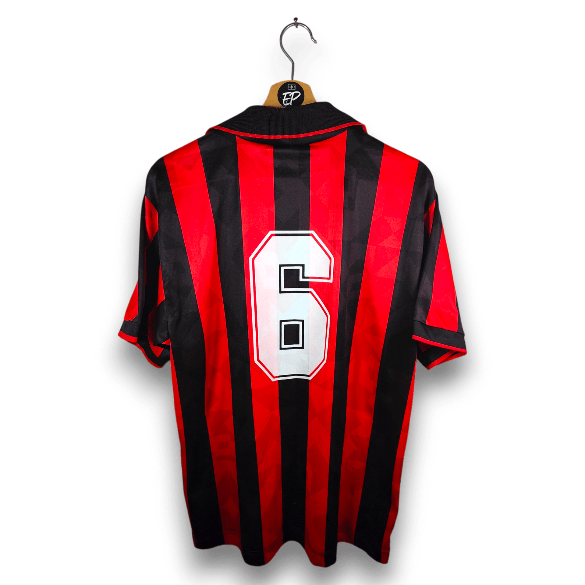 1993-94 AC Milan Home Shirt (Baresi) #6 - 8/10 - (M) – – Eternal Pitch