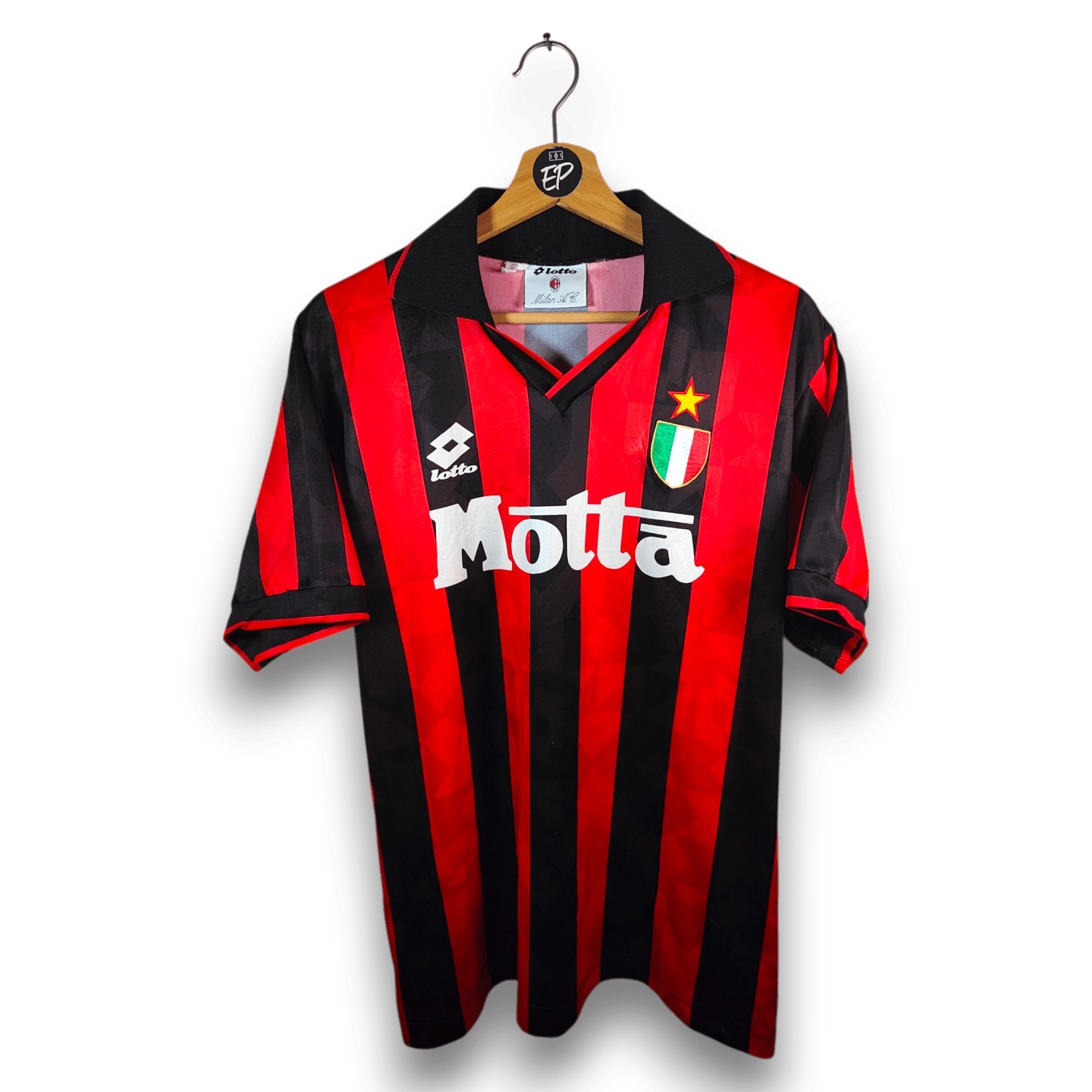 1993 - 94 AC Milan Home Shirt (Baresi) 6 - 8/10 - (M) - Eternal Pitch