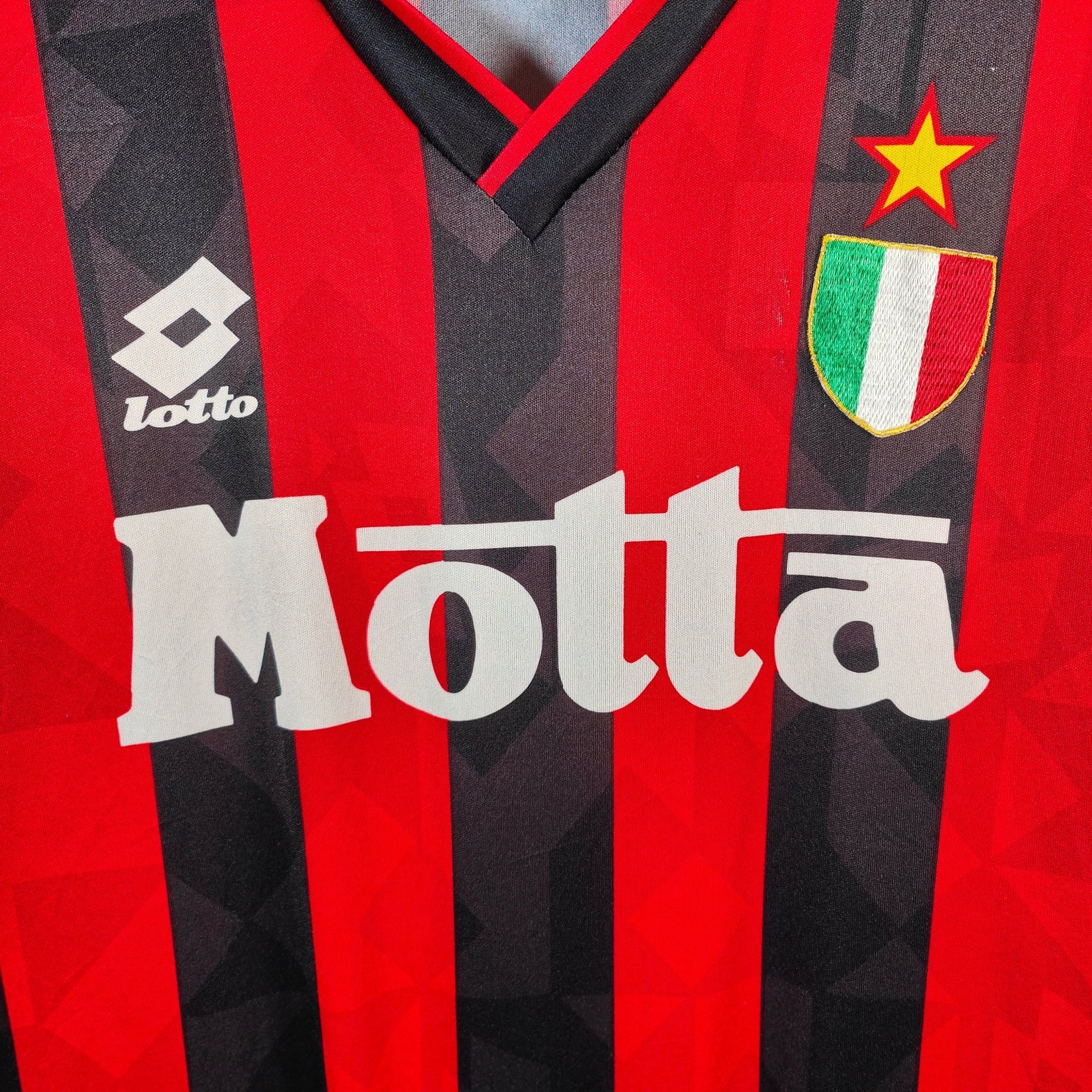 1993 - 94 AC Milan Home Shirt (Baresi) 6 - 8/10 - (M) - Eternal Pitch