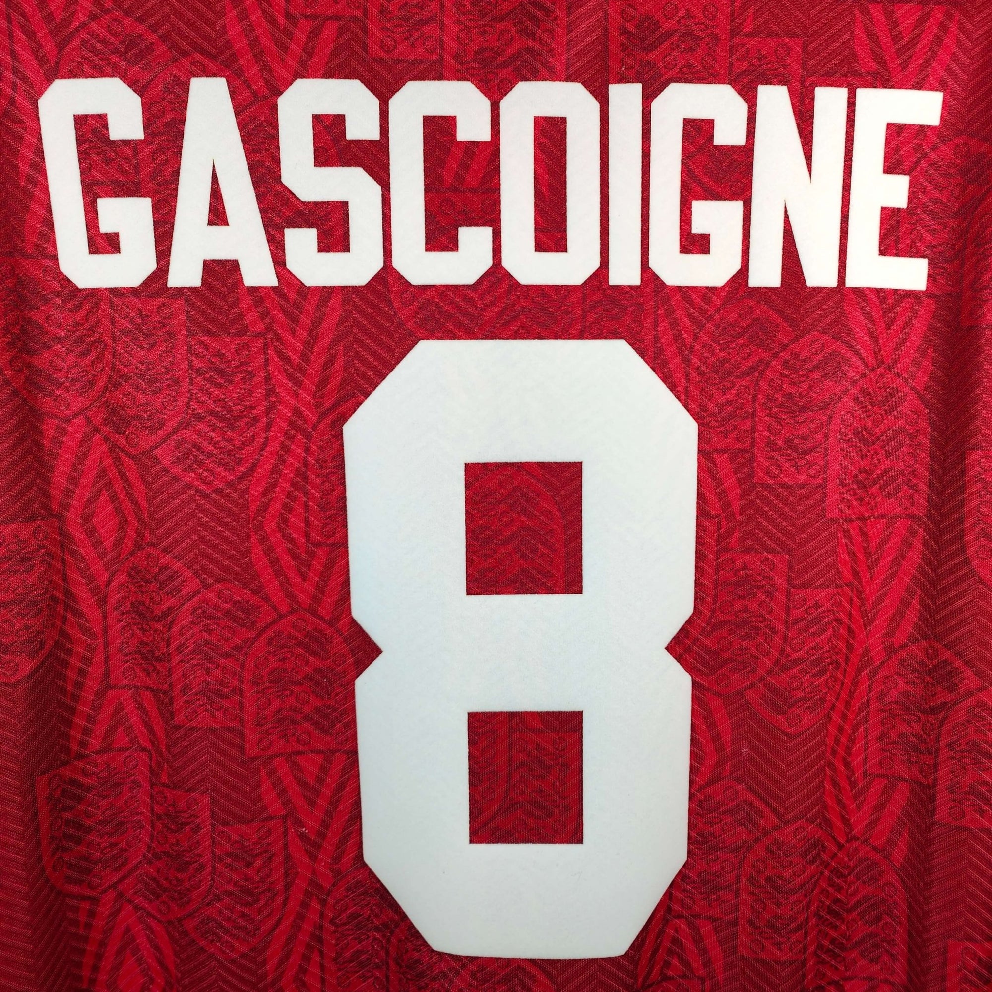 1993 - 95 England Away Shirt Gascoigne 8 - 8.5/10 - (L) - Eternal Pitch