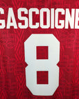 1993 - 95 England Away Shirt Gascoigne 8 - 8.5/10 - (L) - Eternal Pitch