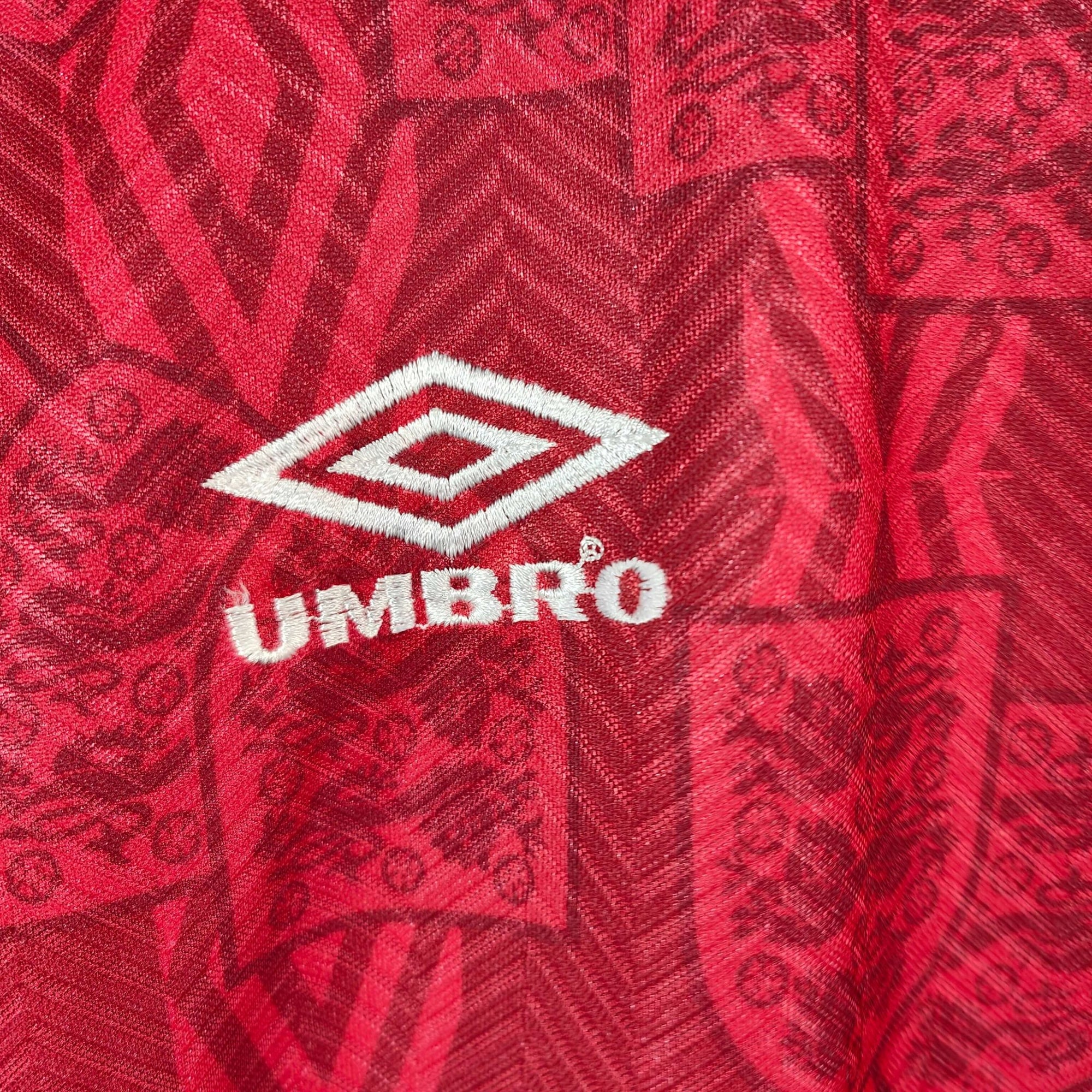 1993 - 95 England Away Shirt Gascoigne 8 - 8.5/10 - (L) - Eternal Pitch